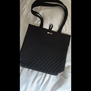 Vera Bradley Classic Black Tote w/Polka dots